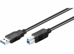 Goobay USB-A - USB-B kabel USB 1,8 m černý (93655)