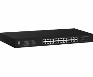 LevelOne GEP-2841 28-Port Smart Gigabit PoE Switch