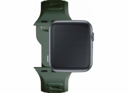 3mk Silicone Watch Strap pro Apple 38/40/41 mm Dark Green