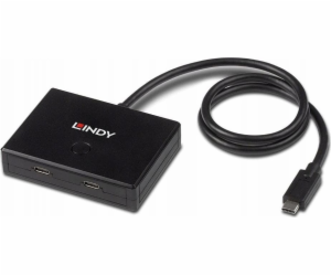 Lindy USB 3.2 Gen 1 Switch, USB-C samec > 2x USB-C samice