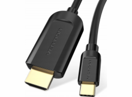 Cable USB-C to HDMI 1.4 Vention CGUBG 4K 30Hz 1,5m (black)