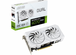 ASUS GeForce RTX 4070 SUPER DUAL EVO OC WHITE, grafická karta