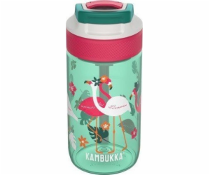 Kambukka Lagoon Pink Flamingo - dětská láhev na vodu, 400 ml