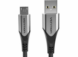 Cable USB 2.0 A to Micro USB Vention COAHD 3A 0,5m gray