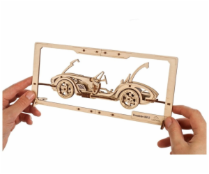 Ugears 2,5D dřevěné mechanické puzzle Roadster MK3