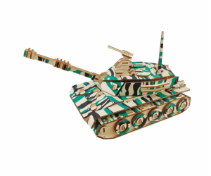 Woodcraft Dřevěné 3D puzzle Velký tank