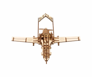 Ugears 3D dřevěné mechanické puzzle Bojový dron Bayraktar...