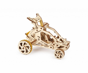 Ugears 3D dřevěné mechanické puzzle Mini bugina