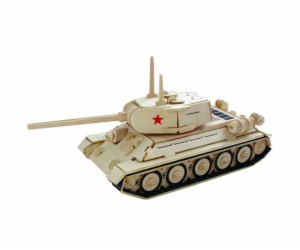 Woodcraft Dřevěné 3D puzzle tank T-34 P