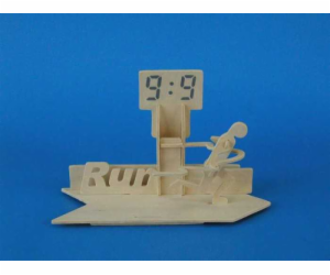 Woodcraft Dřevěné 3D puzzle stojánek na tužky běh