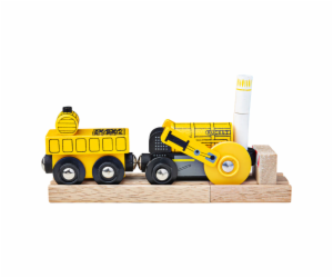 Bigjigs Rail Replika historické lokomotivy Rocket + 2 koleje