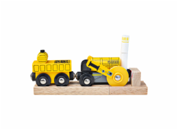 Bigjigs Rail Replika historické lokomotivy Rocket + 2 koleje