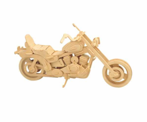 Woodcraft Dřevěné 3D puzzle motorka Harley Davidson I