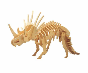 Woodcraft Dřevěné 3D puzzle Styracosaurus