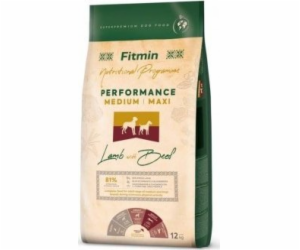 FITMIN Medium Maxi Performance Lamb with beef - suché krm...