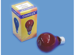 Omnilux A19 230V/25W E-27, červená