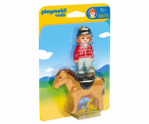 Jezdkyně s koněm Playmobil, 1.2.3, 2 ks