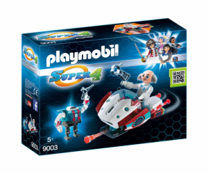 Skyjet s Dr. X a Robotem Playmobil, Super 4, 32 dílků