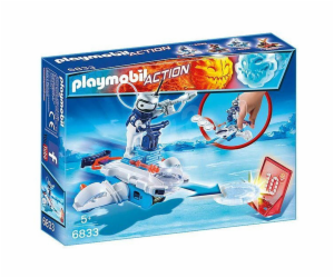 Icebot s odpalovačem Playmobil, Sport a akce, 7 dílků