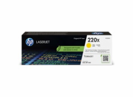 HP 220X Yellow Original LaserJet Toner Cartridge (5,500 pages)