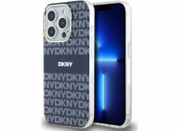 DKNY  DKHMP15XHRHSEB iPhone 15 Pro Max 6.7 modro/modrý pevný obal IML Mono & Stripe MagSafe