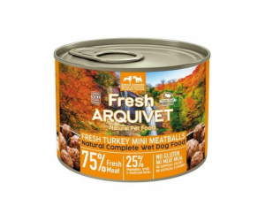 ARQUIVET Fresh Turkey Mini Meatballs - mokré krmivo pro p...