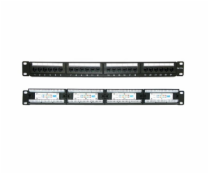 XtendLan Patch panel 19", 24 portů, Cat5e