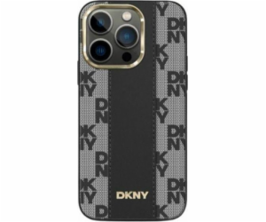 DKNY PU Leather Checkered Pattern Magsafe Zadní Kryt pro ...