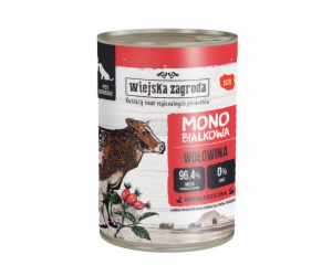 WIEJSKA ZAGRODA Monoprotein Beef - mokré krmivo pro psy -...