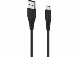 USB 2GO 2GO USB Ladekabel kabel - černý - 100 cm pro USB Type-C