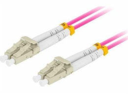 Lanberg FIBER OPTIC PATCHCORD MM LC/UPC-LC/UPC DUPLEX 3,0MM OM4 50/125 LSZH 20M FIALOVÁ LANBERG