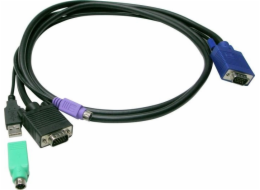 LevelOne KVM kabel ACC-3201 USB+PS/2 1,80 m