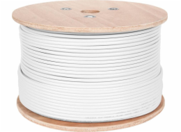 Cabletech F690BV.A koaxiální kabel, bílý, cívka 305m