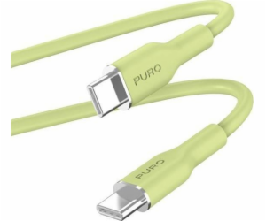 Puro USB-C – USB-C kabel USB-C 1,5 m žlutý (PUR673)