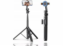 Selfie tyč Ulanzi Tripod Selfie Stick Stativ Bluetooth dálkové ovládání Monopod vysoký 160cm magnetický integrovaný držák telefonu / Ulanzi / Sk-05