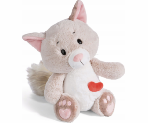 NICI  49407 Plyšový maskot Fluffy Cat, 25 cm, sedící