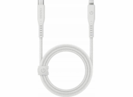 Energea USB kabel ENERGEA Flow USB-C - Lightning C94 MFI kabel 1,5m bílá/bílá 60W 3A PD Fast Charge