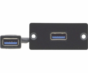 Kramer  nástěnná deska WU3-AA(B) USB-A 3.0