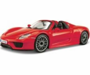 Bburago Porsche 918 Spyder Red 1:24