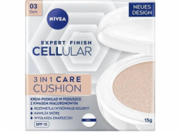 Nivea Expert Finish Cellular 3v1 Care Cushion Cream-Foundation in Cushion SPF15 03 Dark 15 ml