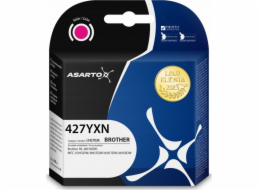 Inkoust Asarto pro Brother 427MXN | LC427XLM | 5000 stran | purpurová