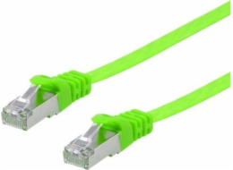 Equip Patchkabel Cat6A U/FTP 2xRJ45 10,00m zelený Flach LSZH