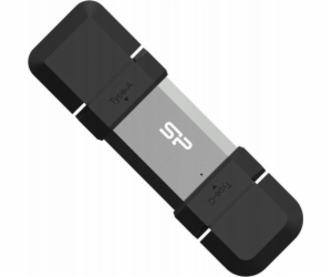 SILICON POWER Pendrive C51 64GB USB-A USB-C 120MB/s Silver