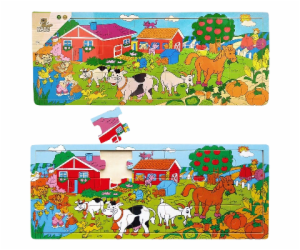 BABU - Deskové puzzle farma - 21ks