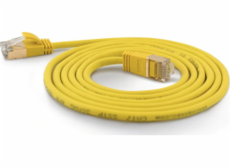 Wantec  wW Patch CableCat.7 RohCable extra tenký (zástrčka CAT6A) SSTP žlutý 2,0m (7175)