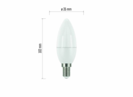 LED žárovka True Light 4,2W E14 teplá bílá