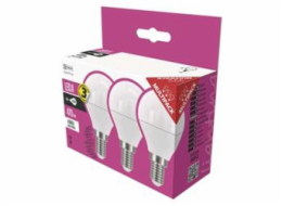 LED žárovka Classic miniglobe 6W E14 neutrální bílá, 3 ks