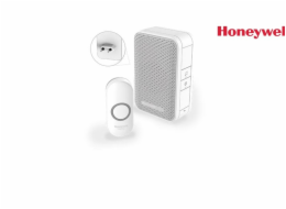 Honeywell Home DC311NP2 bezdrátový zvonek Series 3, 4 melodie, základna do zásuvky bílá, design. tlačítko