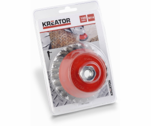 Kreator KRT150205 - Brusný copánkový kartáč M14-100mm