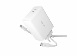 Epico 100W GaN Charger Bundle with 2m USB-C cable - bílá